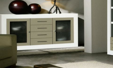 Mueble aparador para comedor blanco